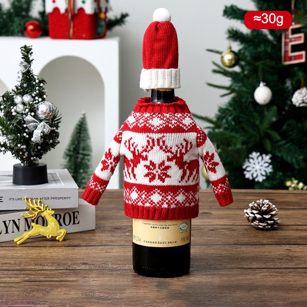 Wine Beer Hat - Elk Wine Bottle Cover Reusable Cover