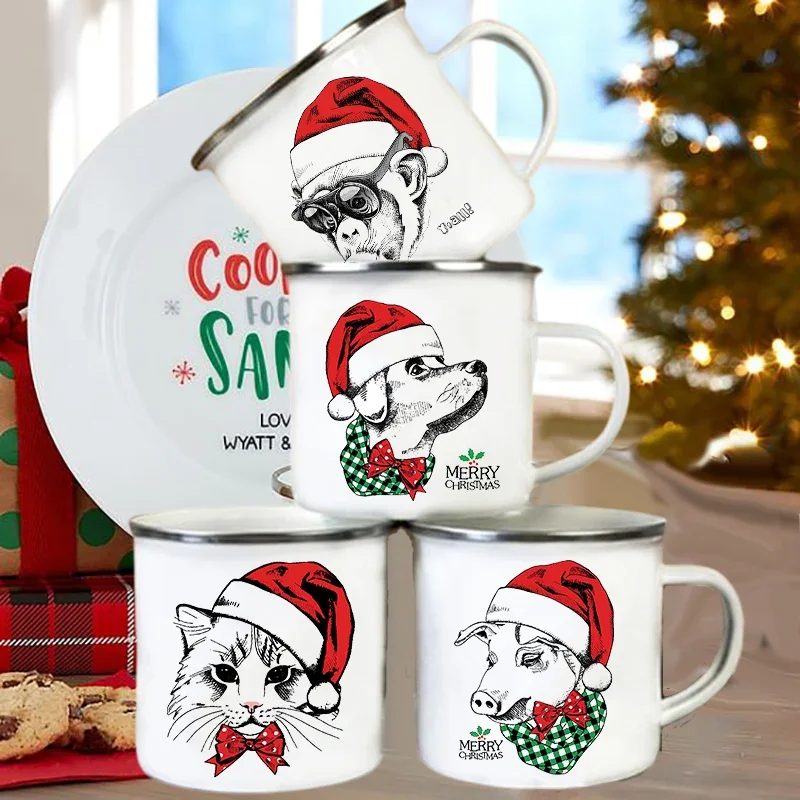 Handle Enamel Mugs Santa Hat A - đánh giá và giá Wine Beer Hat
