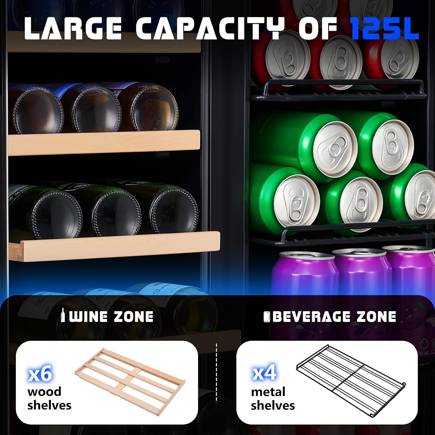 Beverage Refrigerator, 24-Inch - đánh giá và giá Wine Beer Dual Zone