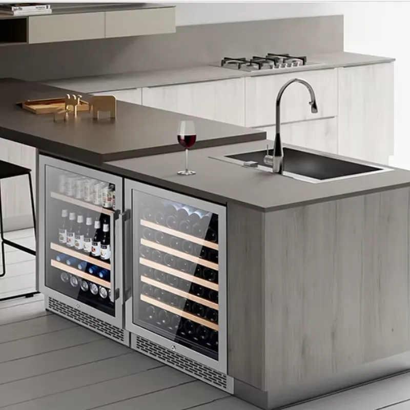 48 Bottle Wine Fridge Dual Gla - đánh giá và giá Wine Beer Dual Zone