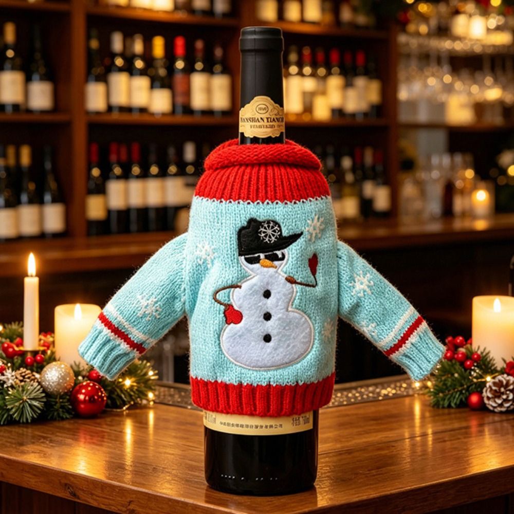 Elk Wine Bottle Cover Snowflak - đánh giá và giá Wine Beer Hat
