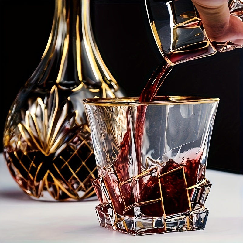 Whiskey Glass Tumbler Golden L - đánh giá và giá Whisky Beer And Wine