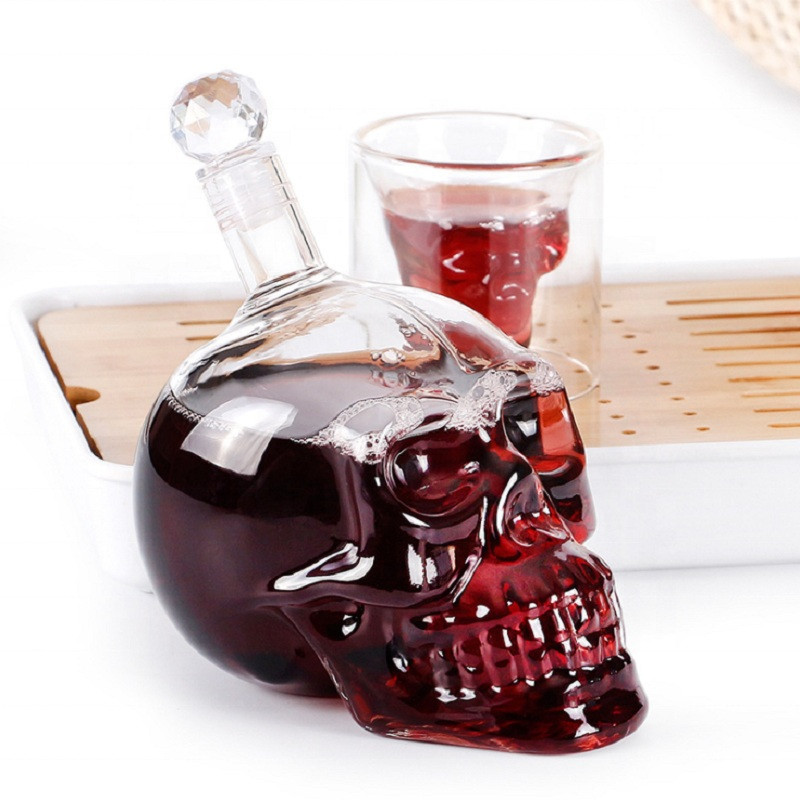 Creative Skull Head Decanter C - đánh giá và giá Whisky Beer And Wine