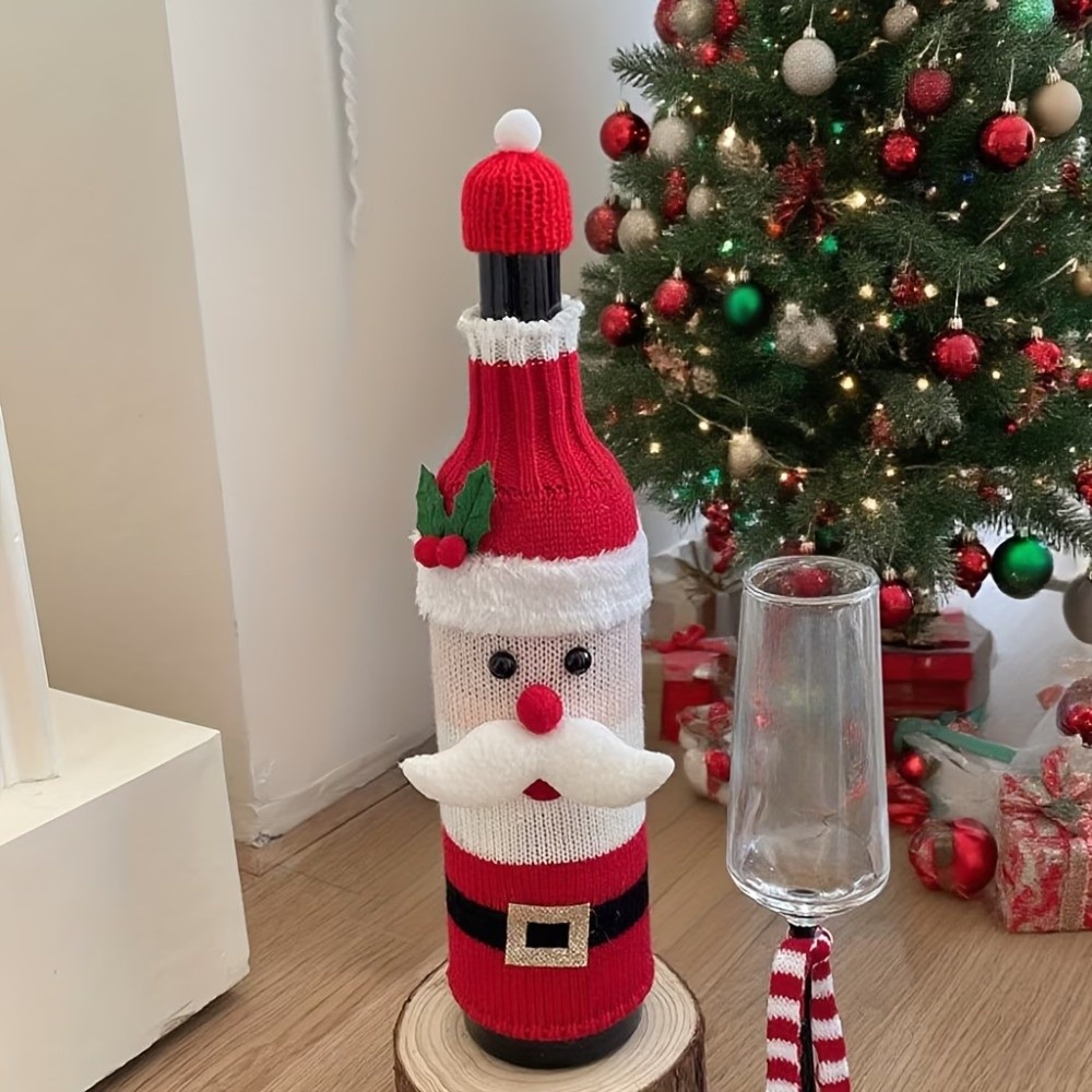 Knitted Wine Bottle Cover with - đánh giá và giá Wine Beer Hat