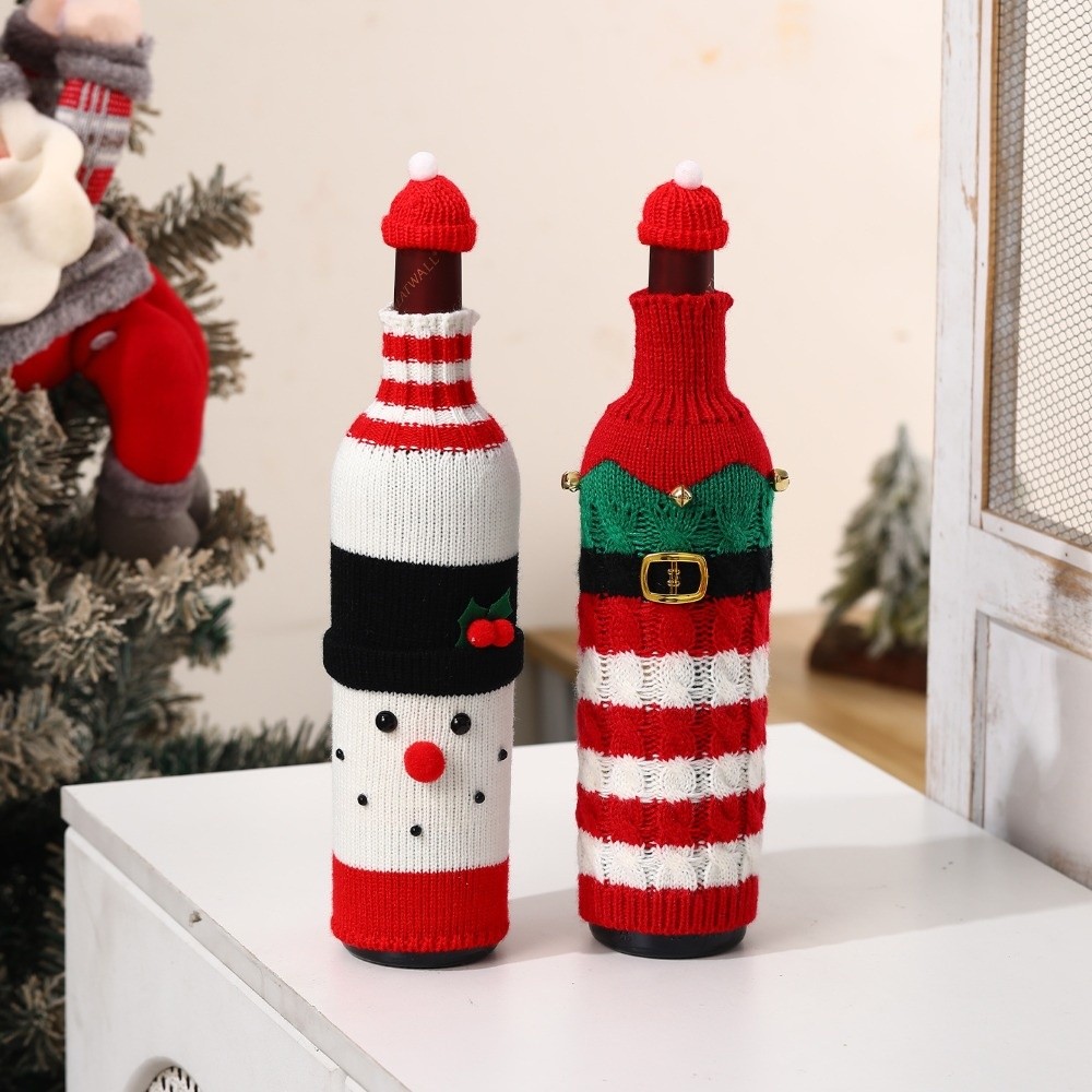 Knitted Wine Bottle Cover with - đánh giá và giá Wine Beer Hat