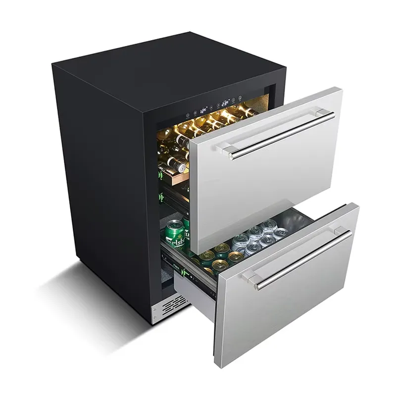 Black and Durable Stainless St - đánh giá và giá Wine Beer Dual Zone