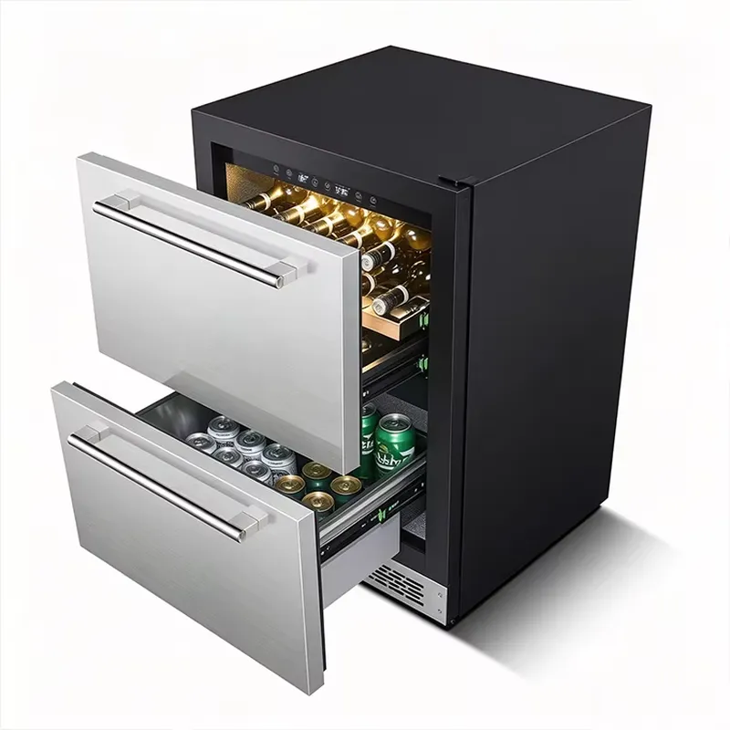 Black and Durable Stainless St - đánh giá và giá Wine Beer Dual Zone