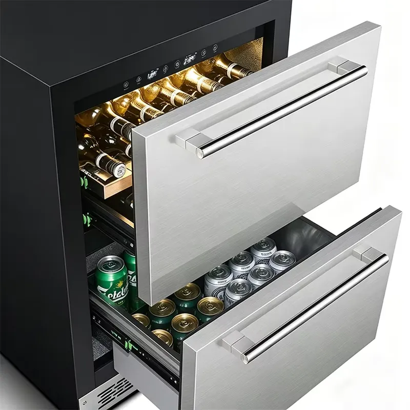 Black and Durable Stainless St - đánh giá và giá Wine Beer Dual Zone