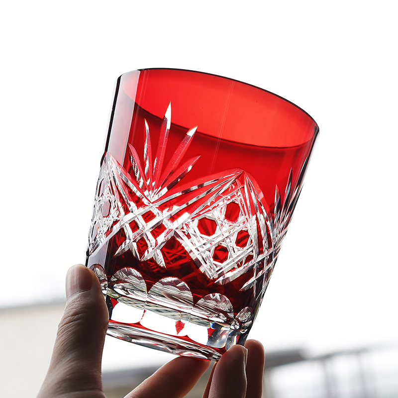 Red Edo Crystal Whisky Glass J - đánh giá và giá Whisky Beer And Wine