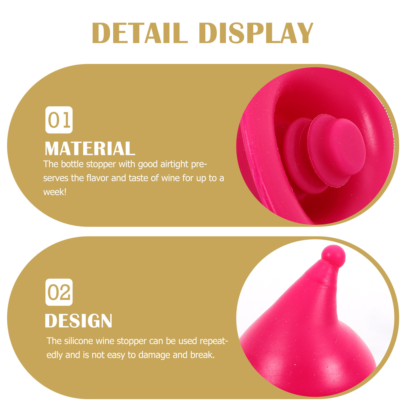 4Pcs Silicone Wine Bottle Stop - đánh giá và giá Wine Beer Hat