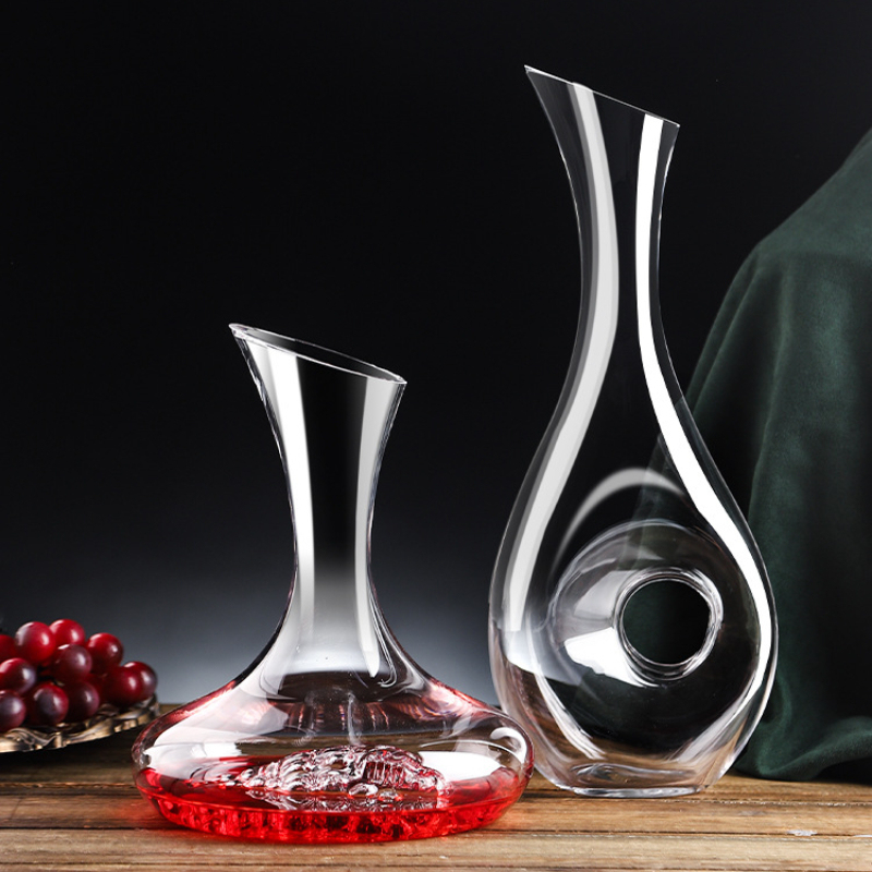 Crystal Glass Wine Decanter Lu - đánh giá và giá Wine Aerator Pour