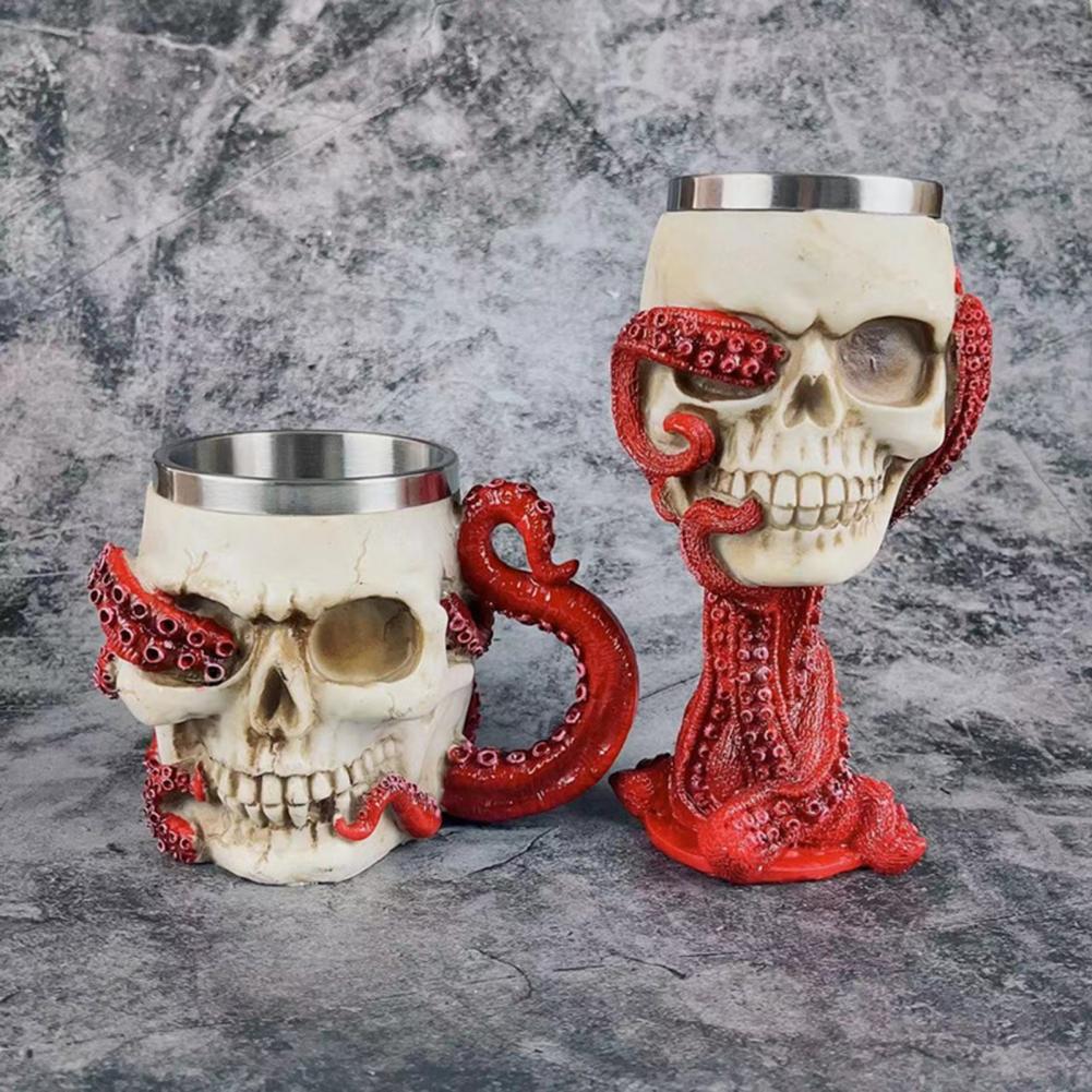 Party Wine Cup Novelty Skull B - đánh giá và giá Whisky Beer And Wine